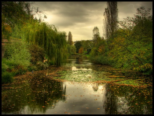park autumn trees sky lake france fall water leaves clouds reflections geotagged cloudy overcast foliage strasbourg explore alsace bushes hdr photomatix explored 3exp yourwonderland geo:lat=48576153 geo:lon=7774383 citadellepark mikegk:gettyimages=submitted