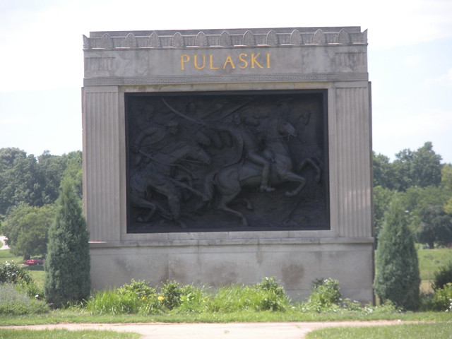 General Casimir Pulaski Memorial in Patterson Park, Baltimore, Maryland