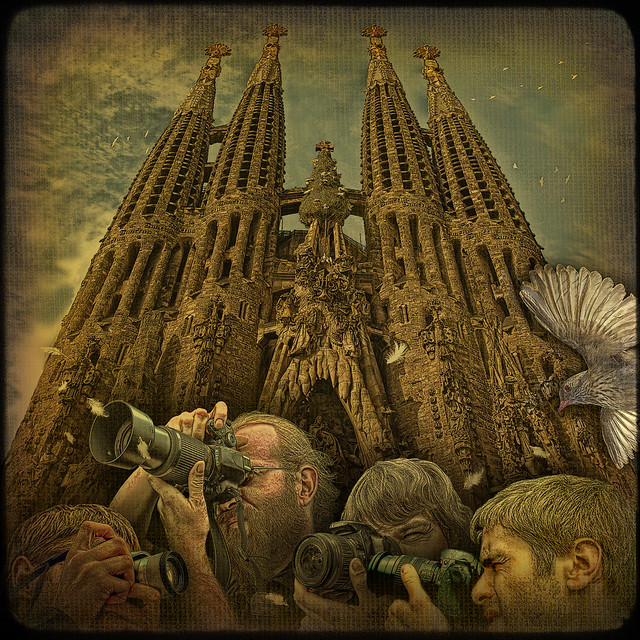 Back to the Future or crazy shooting at Sagrada Familia during its possible Grand Opening in the 2020’s...