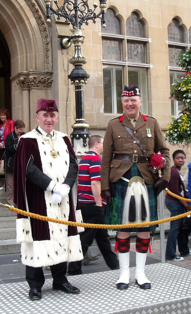 Saluting Party outside Inverness Town House Scotland - Inverness Tattoo