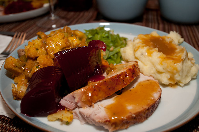Mostly Home Cooked Turkey Dinner | Keeping it classy with cr… | Flickr