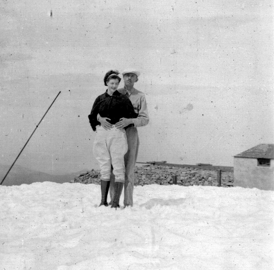 Francis & Floyd Tewell on top of Pikes Peak 1935 2 | Flickr