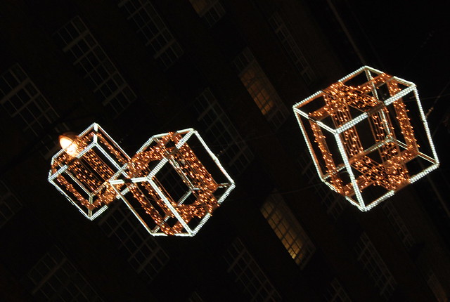 Oxford Street Christmas lights 2009 - Christmas Carol theme.