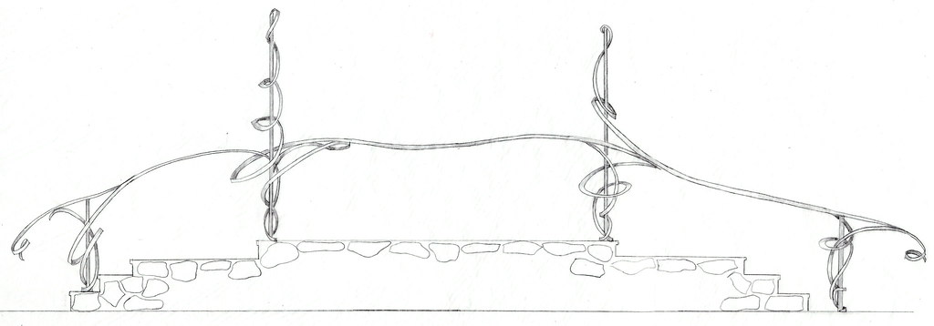design for contemporary moat railing | redstarironworks | Flickr