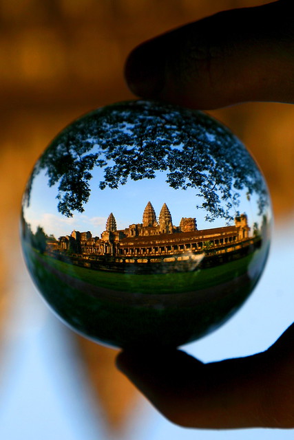 Angkor Wat in glass