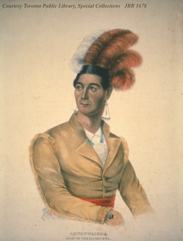 Ahyouwaighs, Chief of the Six Nations, 1838 [JRR 1678]