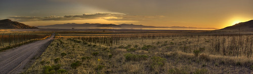 Desert shores Panorama by Aperturef64