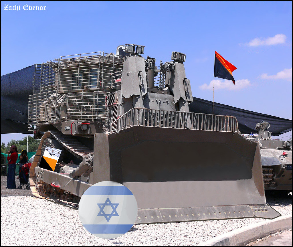 IDF armored Caterpillar D9 bulldozer