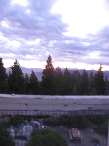 Calpine Fire lookout by Troy Cawley, sunset lookout firelookout onemonthoff