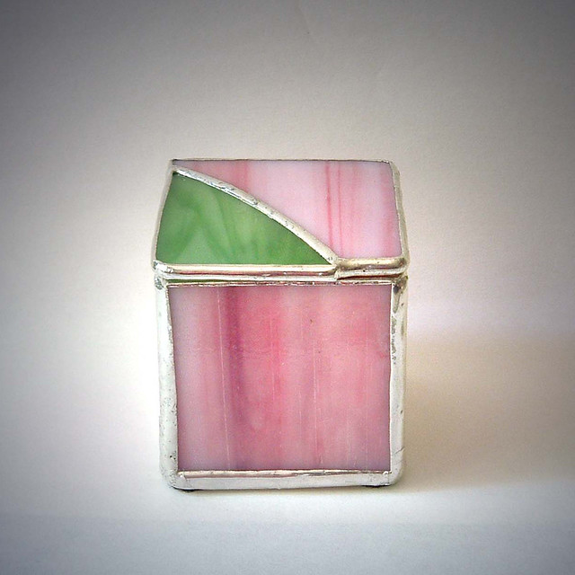 Pink and Green Trinket Box