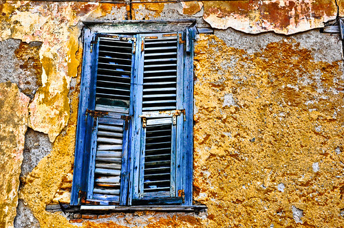 old blue texture window wall crust gold golden nikon hellas athens greece plaka hdr d90 colorphotoaward faddoush