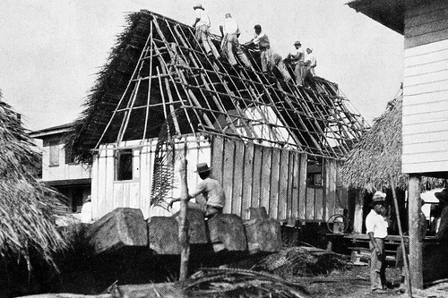 Constructing the Thatch Roof