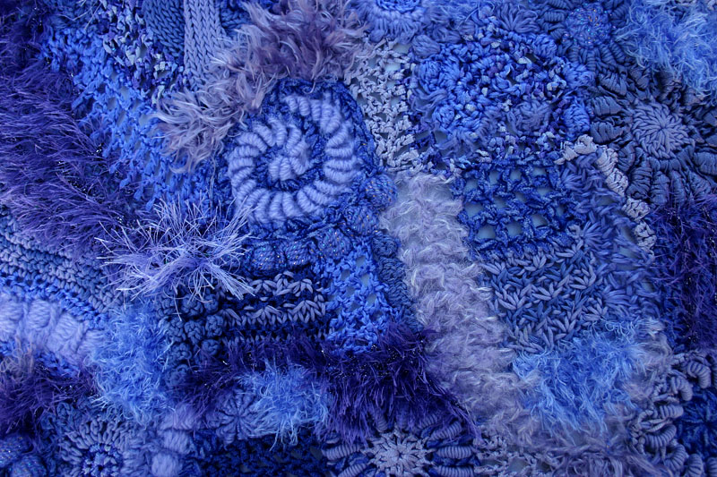 Freeform Knitting & Crochet close-up