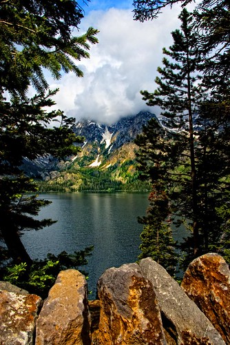 Grand Teton - Jenny Lake and Boulders by Bill Wight CA