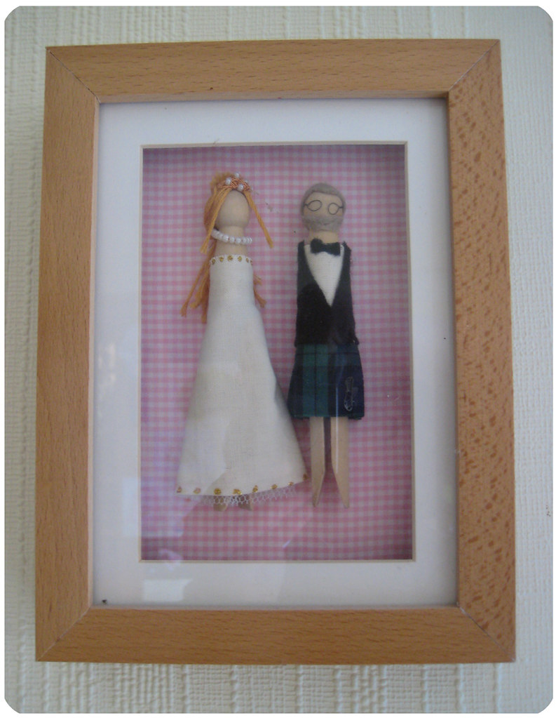 peg dolly bride and groom