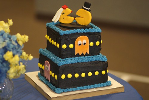 Pacman Groom's Cake