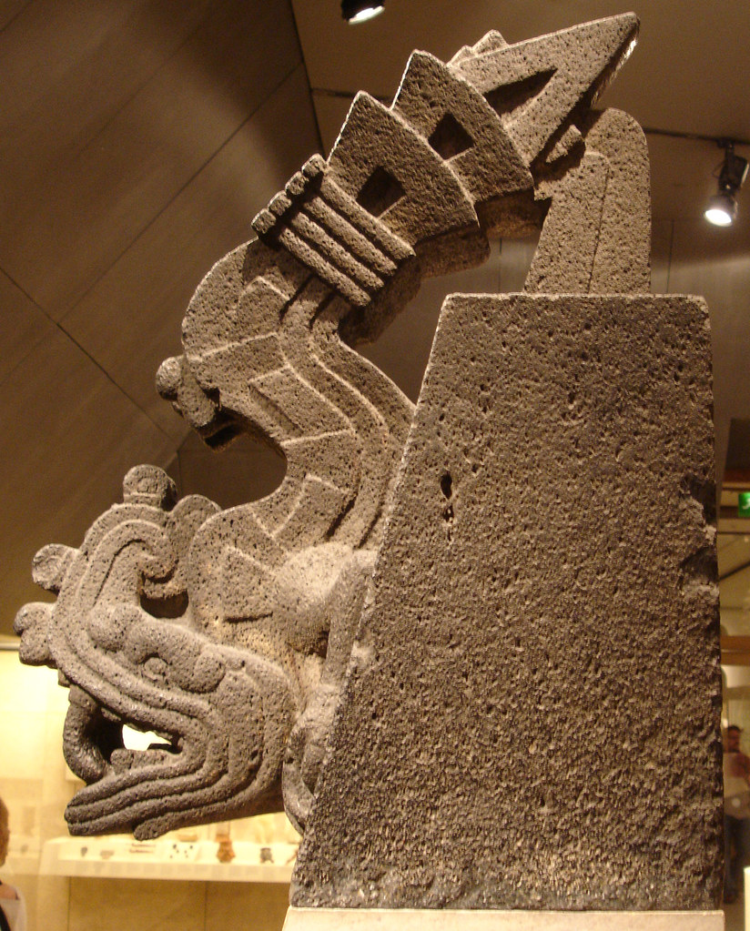 Aztec fire serpent god Xiuhcoatl 2- BM2005 | Stephen Bartlett Travels ...