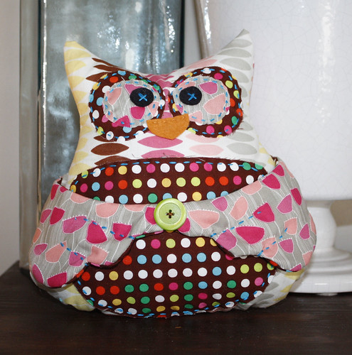pink and brown owl | by kristin rauch