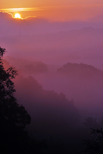 fog photoshop sunrise landscape cornwall coombevalley