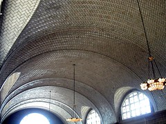 Ellis Island Ceiling - very cool