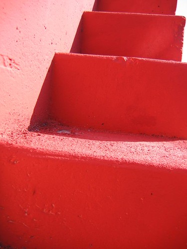 Red steps | by Elevated