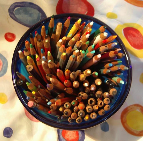 colored pencil collection | association: circles | nancy waldman | Flickr