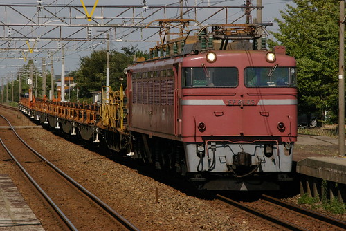 JRF EF81series(0s, 42 - 74) in Kaga-Kasama,Hakusan,Ishikawa,Japan 2009/8/23