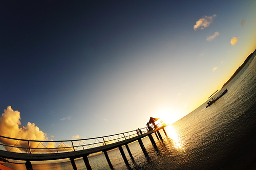 blue sunset sea summer sky orange cloud beach japan landscape nikon 日本 okinawa 夏 雲 夕日 海 空 青 風景 ishigaki オレンジ 石垣島 d300 ビーチ yaeyama 八重山 fusaki 八重山諸島 atx107dxfisheye1017mmf3545 フサキ