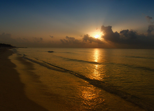 morning sunset sea sky sun beach clouds mexico day cloudy playadelcarmen quintanaroo aplusphoto platinumheartaward goldstaraward panoramafotográfico