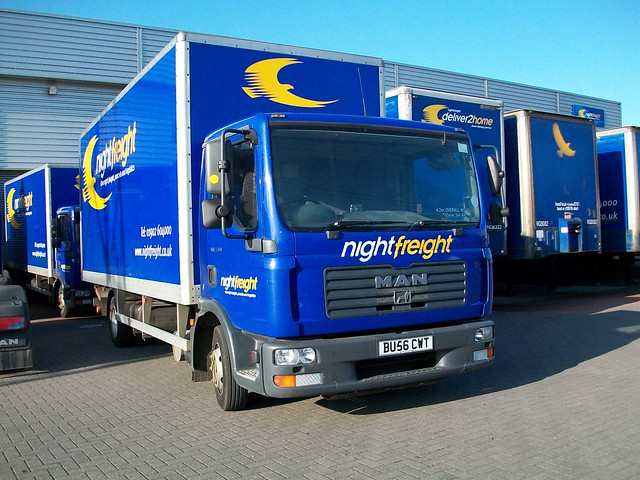 Nightfreight lorry-BU56CWT
