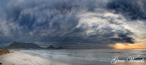 ocean blue sunset seascape beach clouds southafrica capetown tablemountain tafelberg suidafrika inspiredbylove