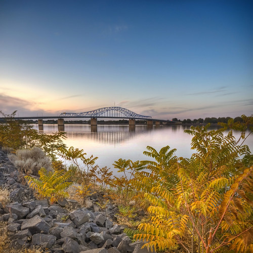 bridge autumn sunset fall river washington october nw state columbia hdr kennewick pasco tricities