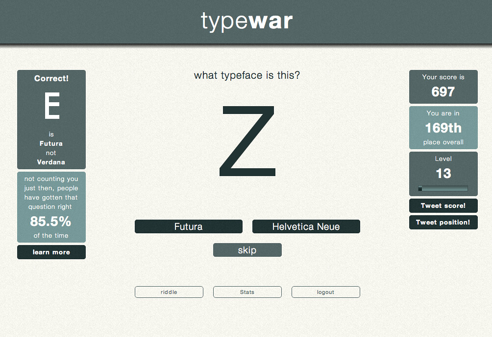 Typewar site image