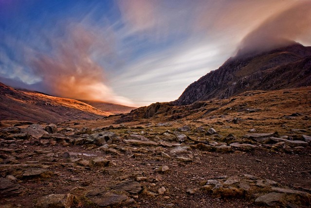 'Sunrise over Ogwen Valley'- Cwm Idwal, Snowdonia, North Wales