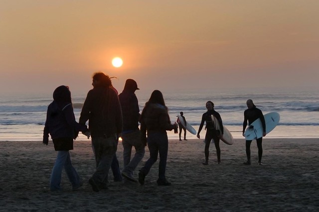 Sunset at Ocean Beach, San Francisco (2009)