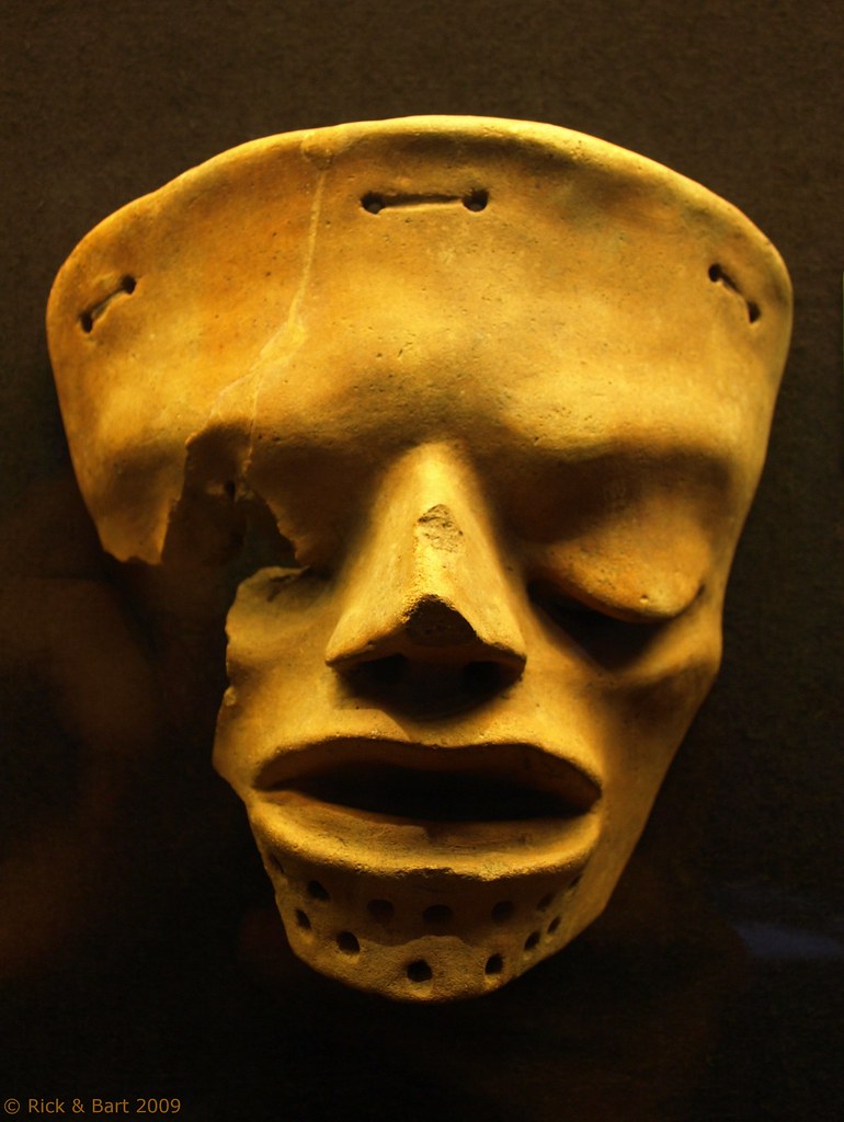 antenne Plak opnieuw calcium Masker - Guatemala : Alta Verapaz, Maya (600 - 900 n.Chr.)… | Flickr