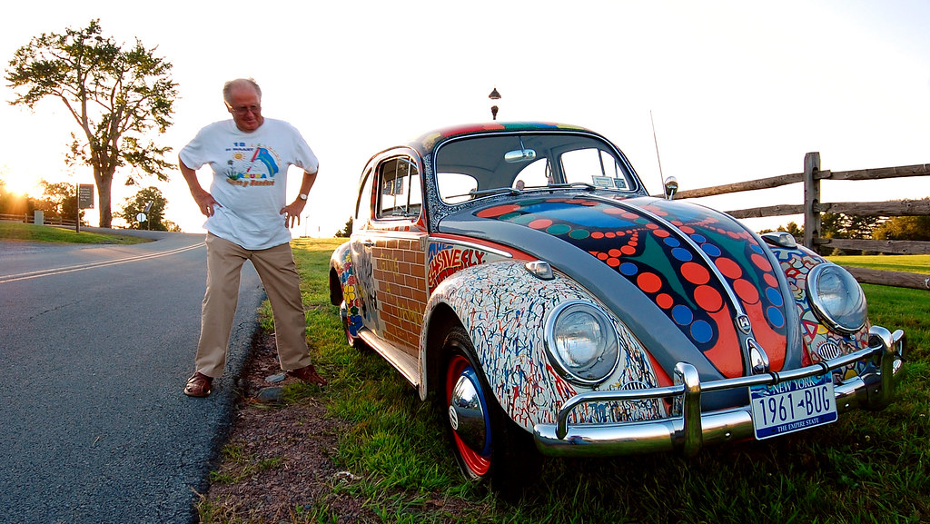 Psychedelic Beetle and Guy from Side