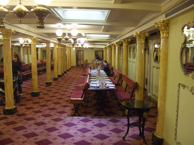 Dining room of the ss Great Britain