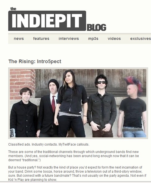 Indiepit Intro5pect Interview