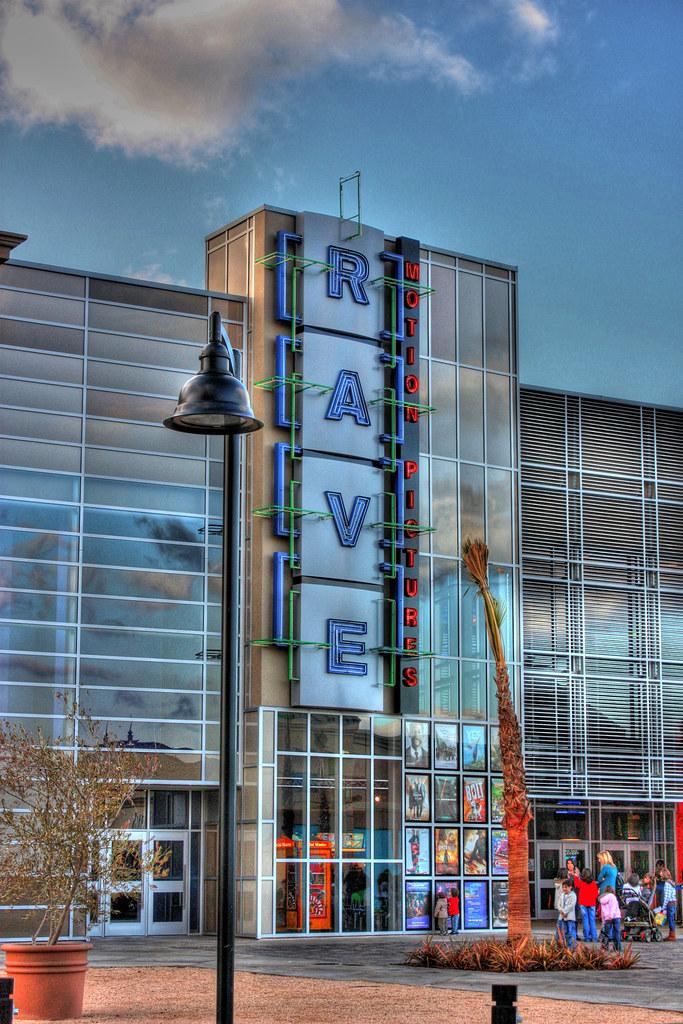 Streets of Brentwood Movie Theater RAVE (HDR) | Chiuy | Flickr