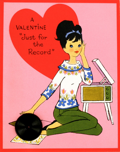 Vintage Record Valentine (retake)