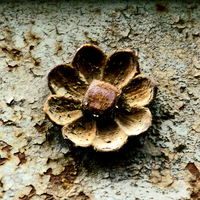 wrought iron flower