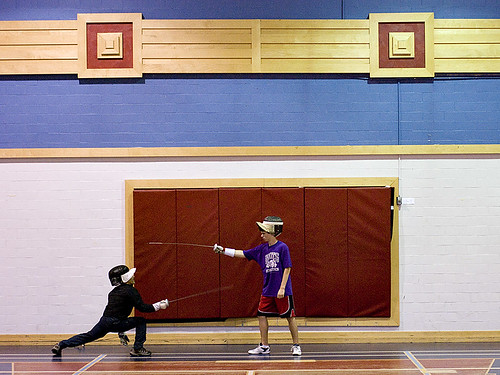 Fencing Lesson, Ottawa, 2009