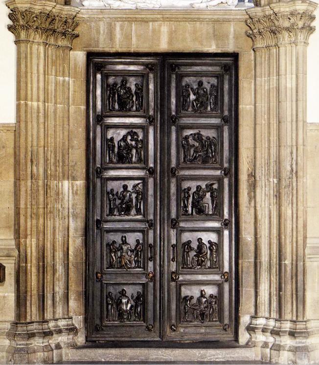 ROBBIA, Luca della North Sacristy Doors 1446-75 Bronze, 420 x 200 cm Duomo, Florence