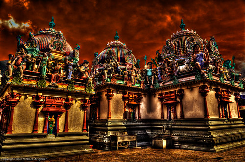 Temple in Chinatown - Singapore by MDSimages.com