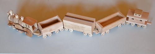5 Piece Steam Locomotive | by Creative Woodworks