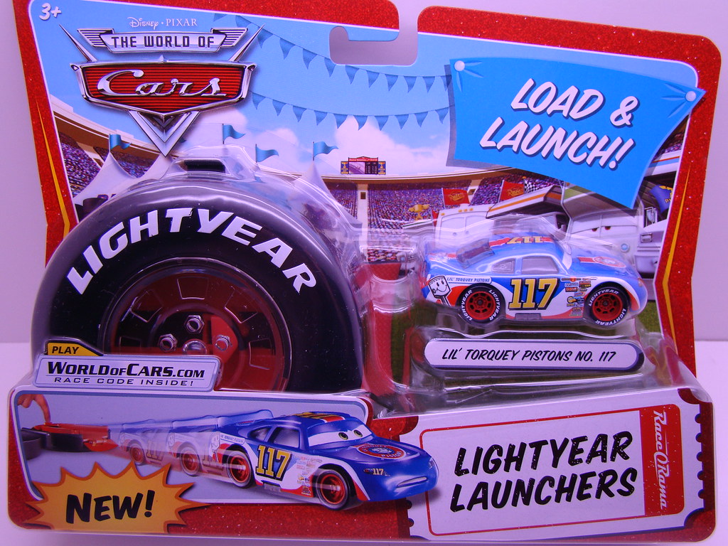 Mattel Cars Lightyear Launchers Lil Torquey Pistons