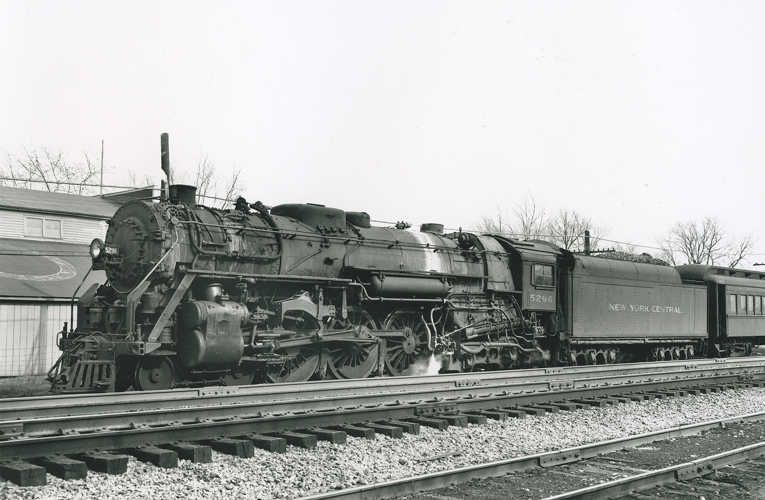 New York Central Steam Locomotive, 1954 - Chesterton, Indiana