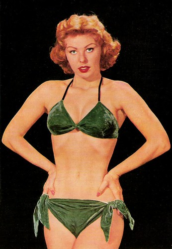 The Girl in the Green Velvet Bikini