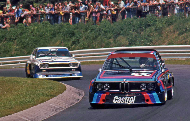 BMW CSL and Ford Capri at Nürburgring 1974